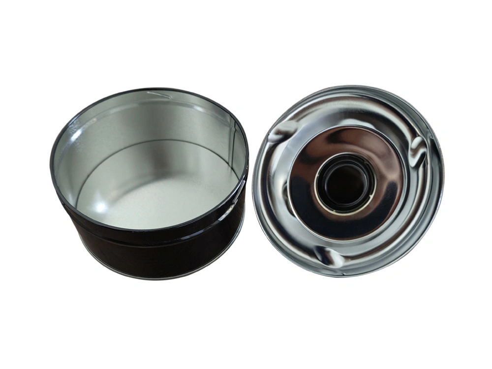 Hot Sale Manual Operation Tin Case Round Ashtray Tin Box