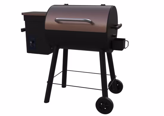 Heavy Duty Outdoor Portable Wood Pellet Smoker BBQ Grill with Auto Temperature Control